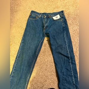 Men’s Genuine Levi Strauss Vintage Straight Cut jeans 32w by 29l